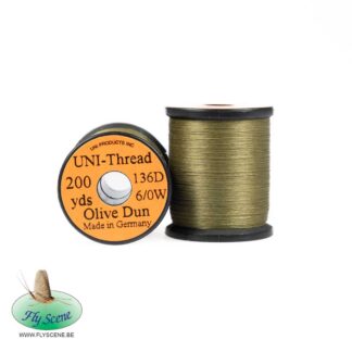 UNI Fil de Montage 6/0 Ciré 200 yds