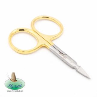 Ciseaux à Pointe de Flèche 3 1/2 " en Plaqué Or