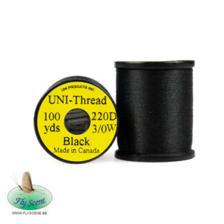 UNI Fil de Montage 3/0 Ciré 100 yds