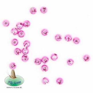 Billes de Tungstène Fendues Rose Vif Métallique