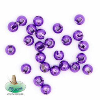 Billes de Tungstène Fendues Violet Métallique